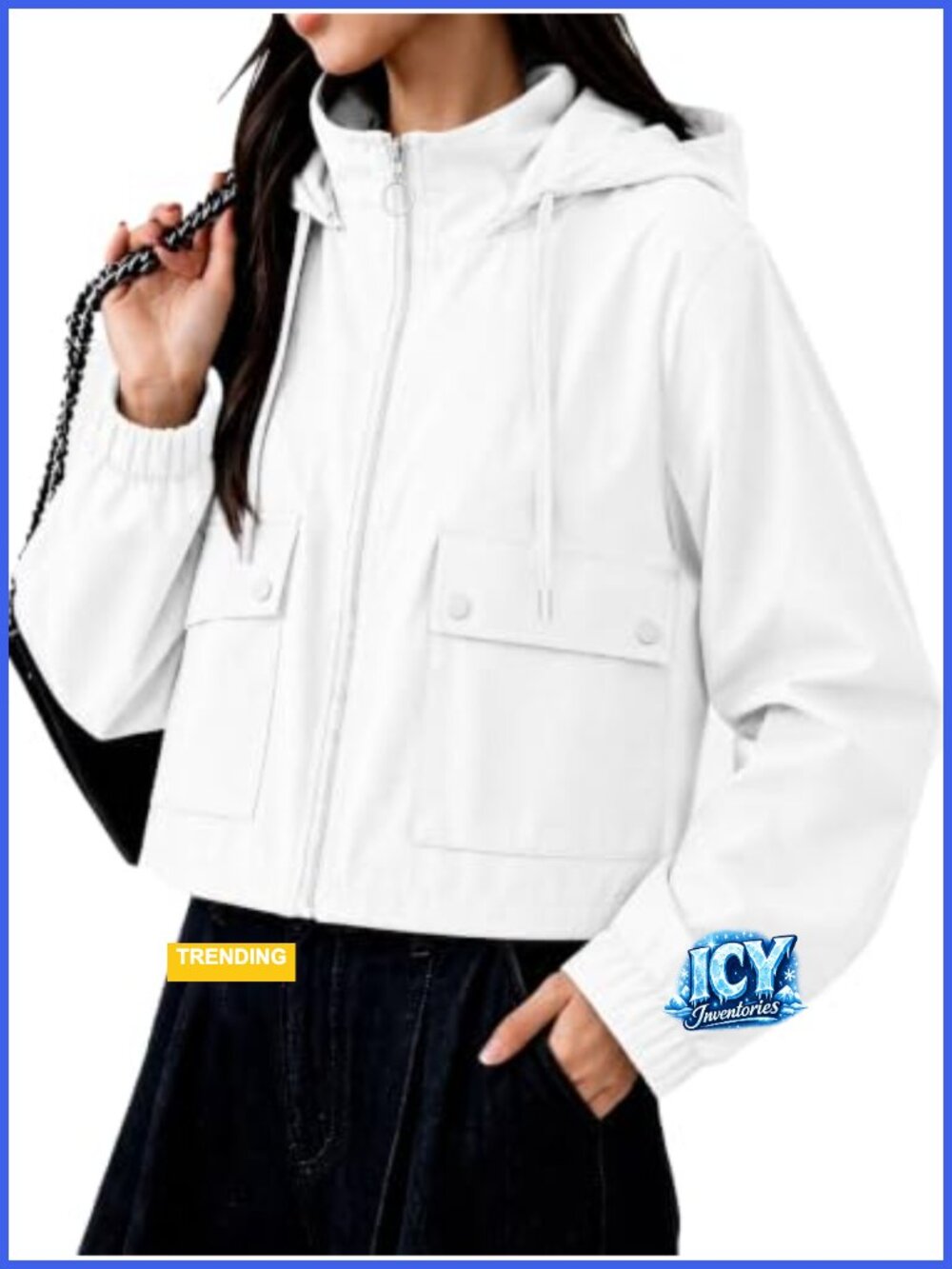 Anorak Jacket - Lightweight High Stretch Long Sleeve Cropped Military Style